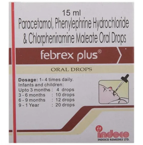 febrex plus drops 15 ml